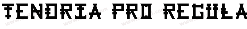 Tendria Pro Regular字体转换 Tendria Pro Regular字体转换
